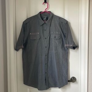 KOMAN Short-Sleeved Button Down Shirt